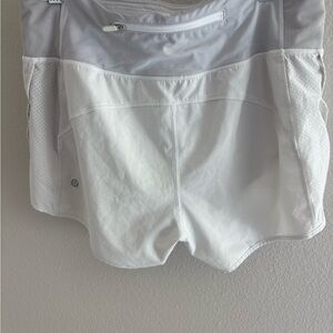 Lulu lemon Women's White Athletic Shorts